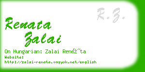 renata zalai business card